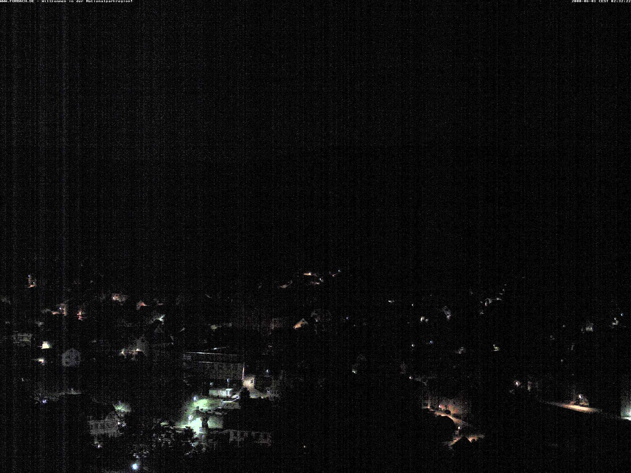 Blick über Forbach - aktuelles Bild der Forbacher Sonnenkamera