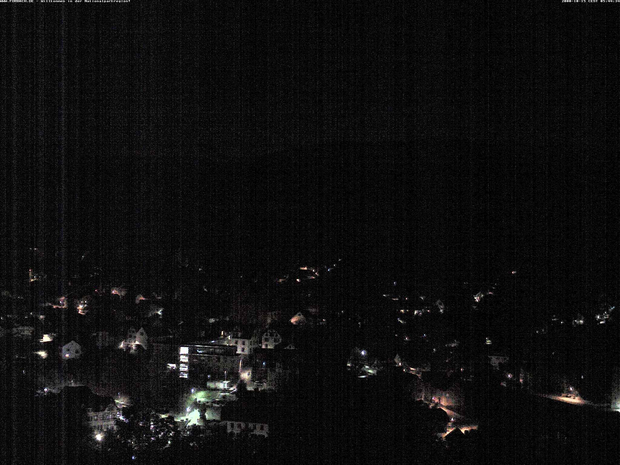 Blick über Forbach - aktuelles Bild der Forbacher Sonnenkamera