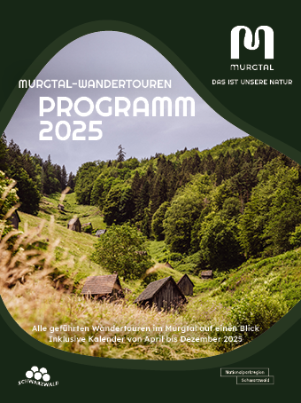 Titelblatt des geführten Tourenprogramms 2025