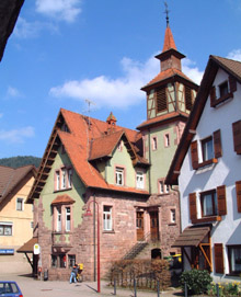 Außenansicht des ehemaligen Rathaus Gausbach